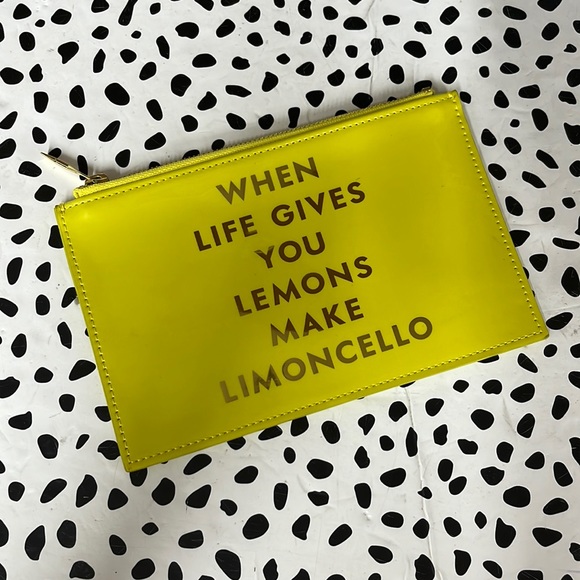 kate spade Handbags - Kate Spade Limoncello Glossy Zipper Clutch
